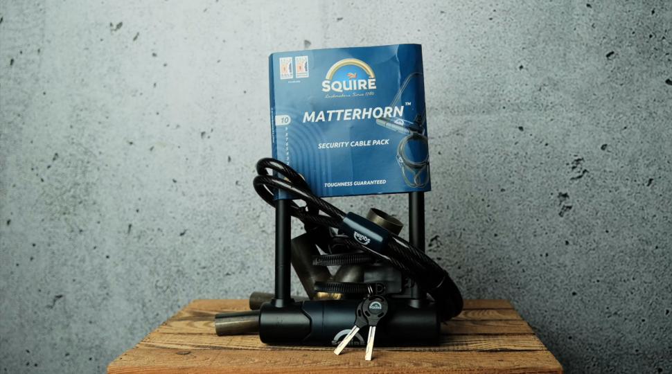 2025 Bike locks testing Squire Matterhorn Security cable pack