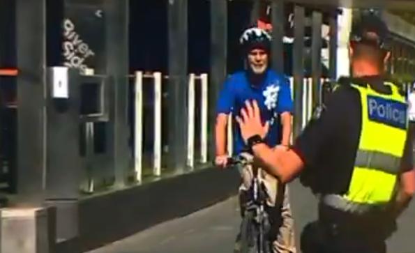 Police crack down on speeding cyclists in Melbourne with &pound;900 fines (via Sunrise News)