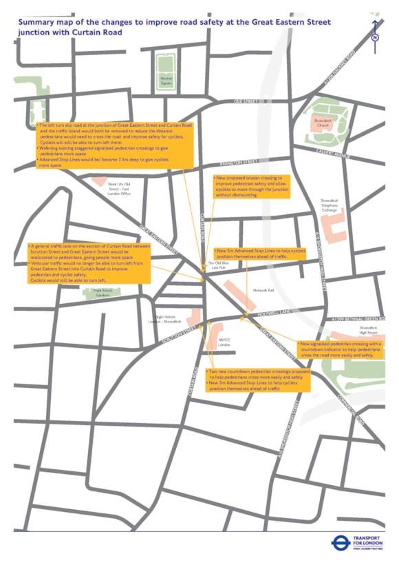 Shoreditch Plans, Transport for London