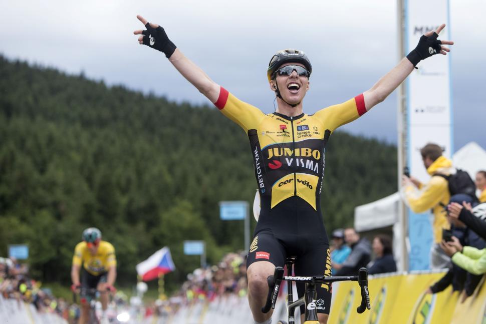 Johannes Staune-Mittet wins stage three of the 2023 Czech Tour