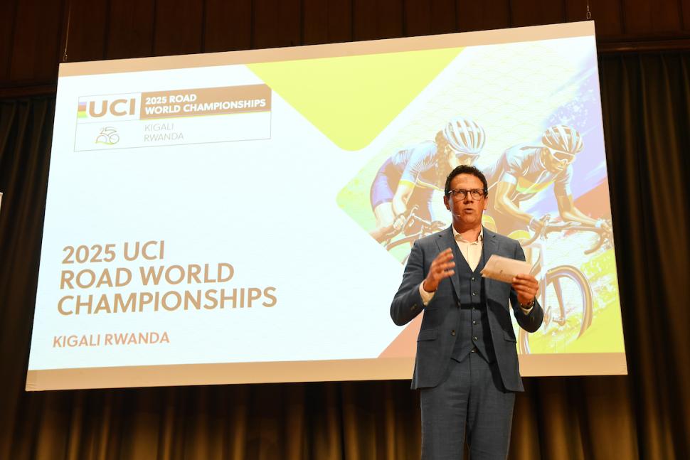 2025 UCI Road World Championships Rwanda presentation at Z&uuml;rich (Simon Wilkinson/SWpix.com)