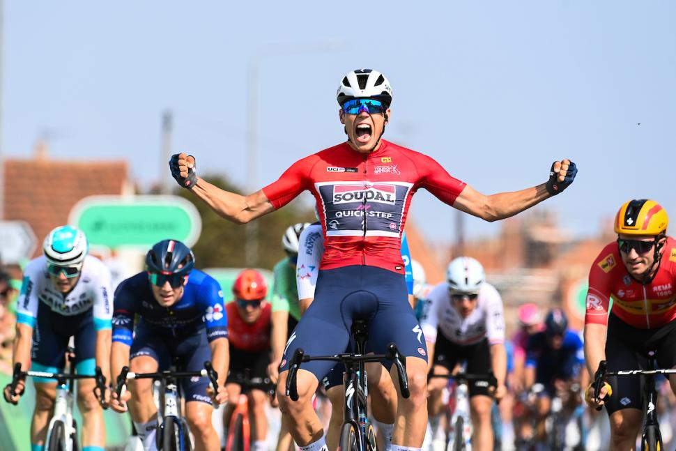 Paul Magnier wins stage four of 2024 Tour of Britain (Simon Wilkinson/SWpix.com)