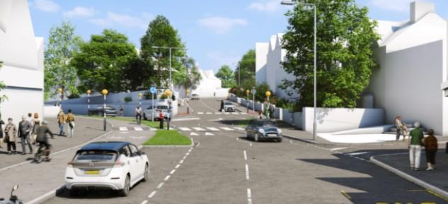 Swansea to Sketty cycle lane project (Swansea Council) 2