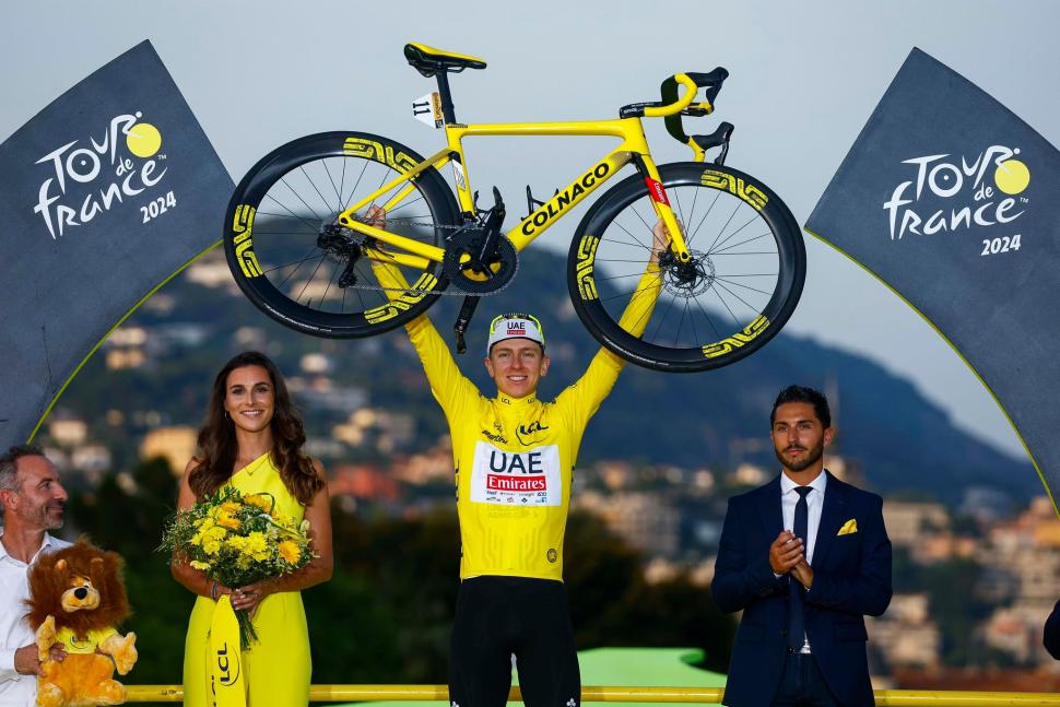 2024 Colnago V4RS Tadej Pogacar podium