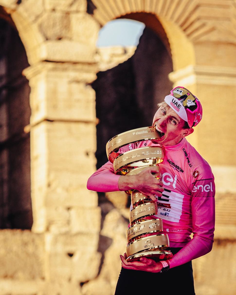 Tadej Pogačar wins the 2024 Giro d'Italia