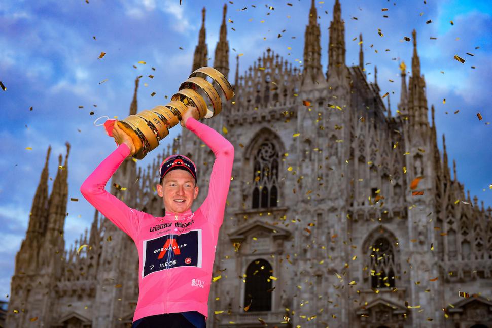 Tao Geoghegan Hart at Giro d'Italia 2020 (CorVos:SWpix.com)