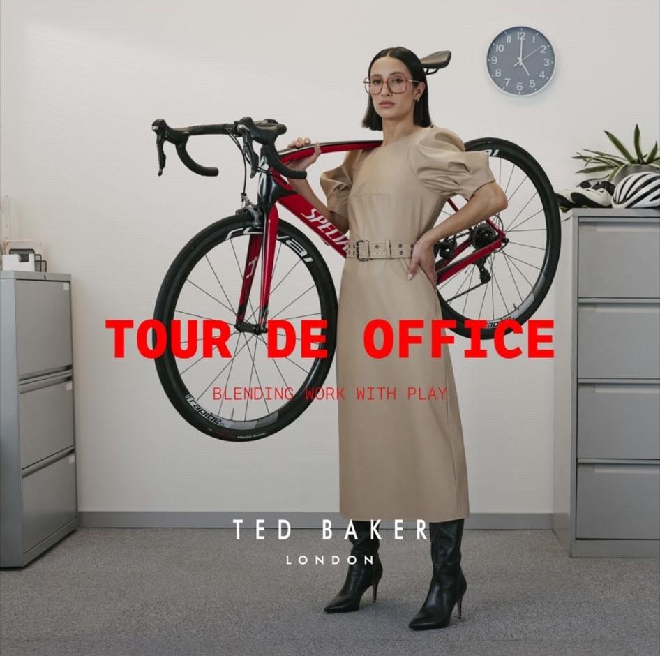 Ted Baker cycling advert