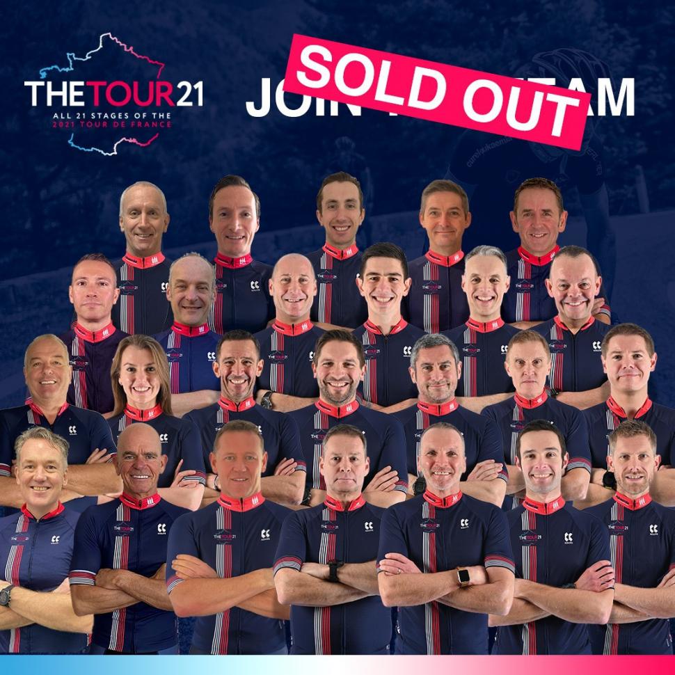 The Tour 21 team