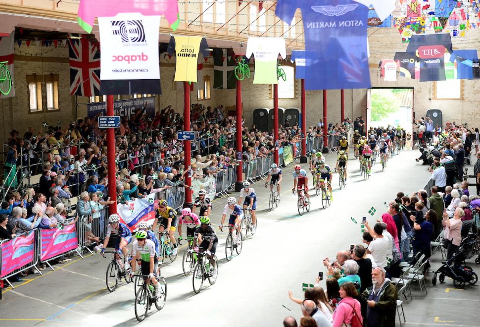 Tour of Britain - South Molton Pannier Market in Devon