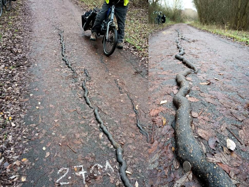 Asphalt sausage