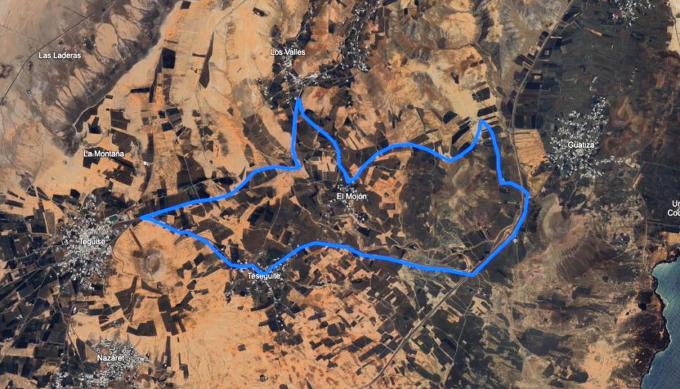 uphill vs steady effort map and route