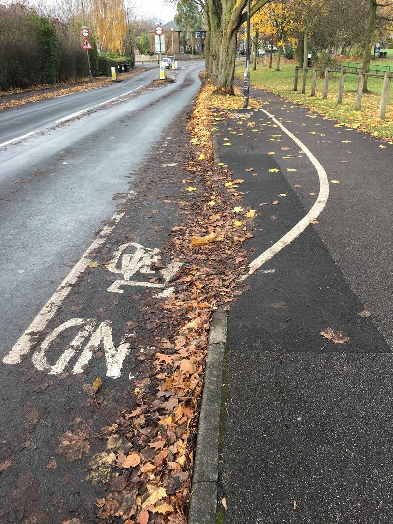 Urmston cycle lane