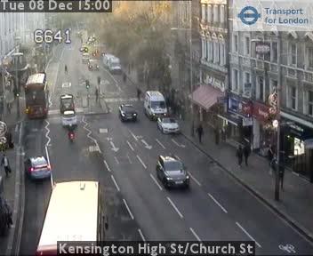Kensington High Street van