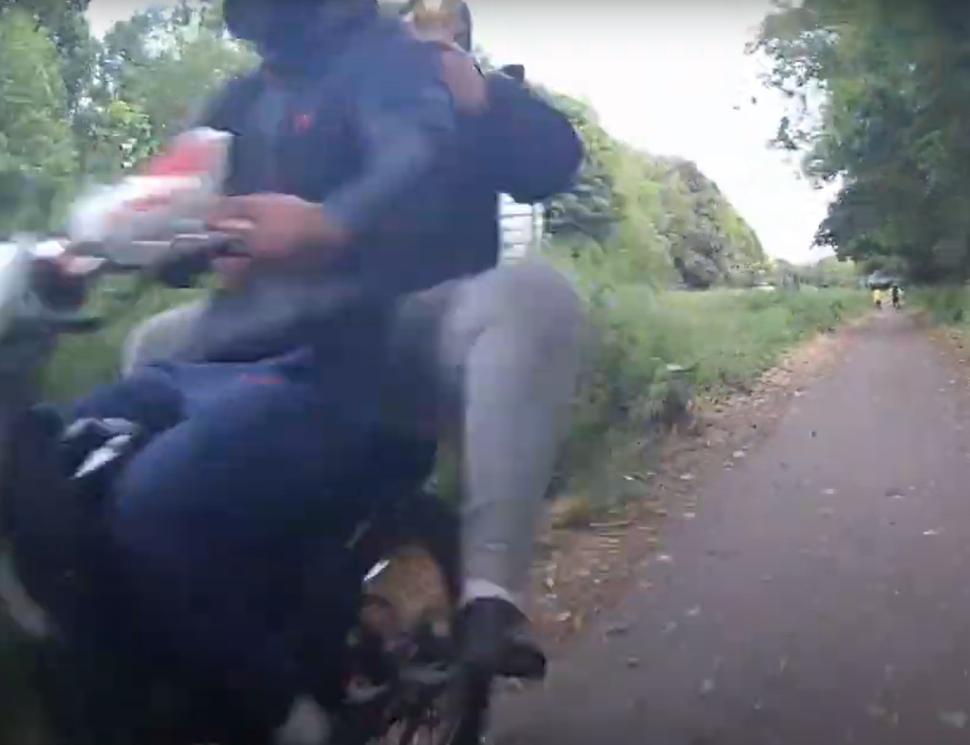 Violent attack on cyclist near Box Hill (Surrey Police)