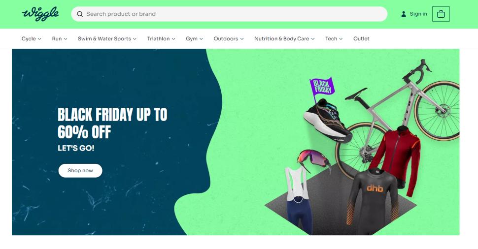 Wiggle Black Friday sale