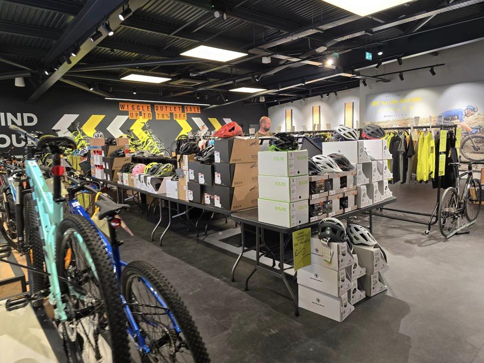 Wiggle clearance at Evans store (credit: Arron Borson)