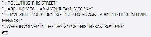 Wimborne cycle lane Facebook comments