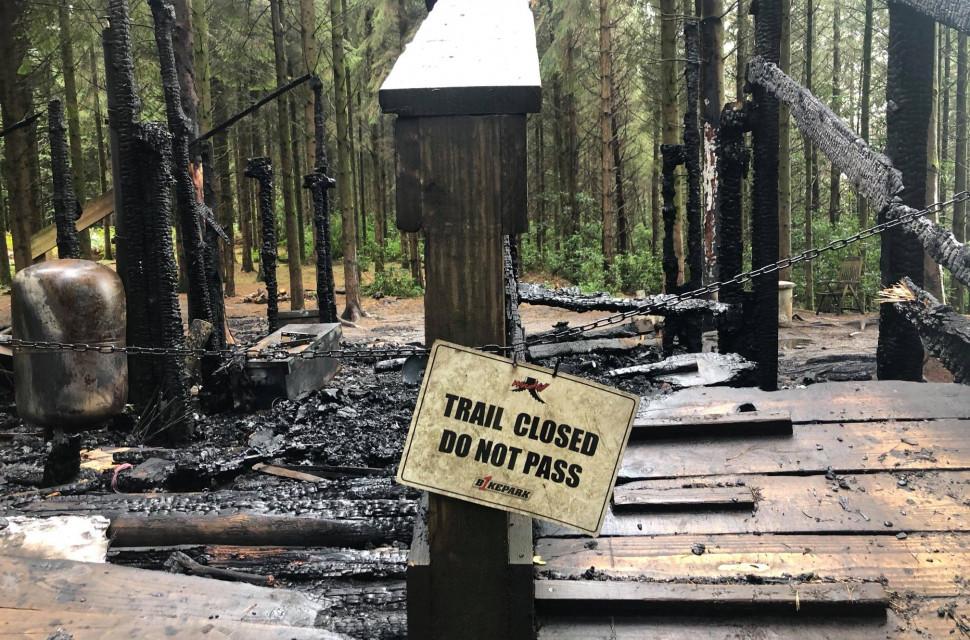 windhill bikepark fire