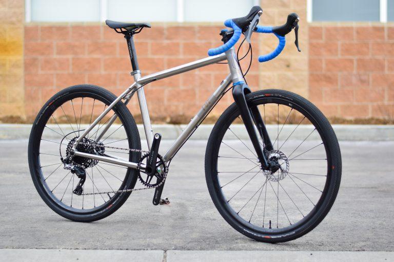 Zinn cycles small titanium bike