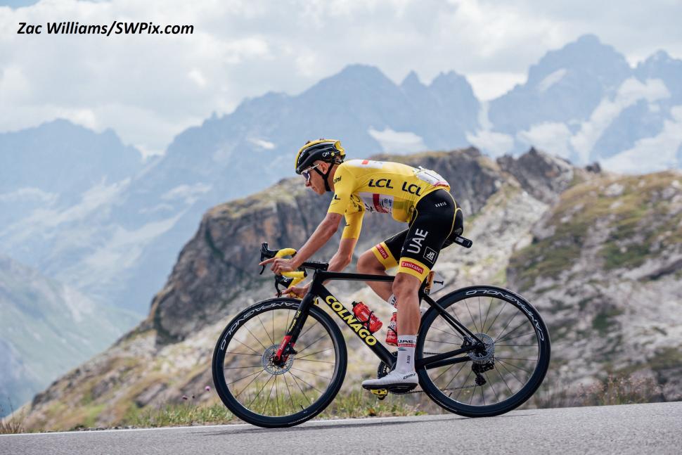 2022 tdf Pogacar stage 11 yellow colnago SW Pix Zac Willimas lead