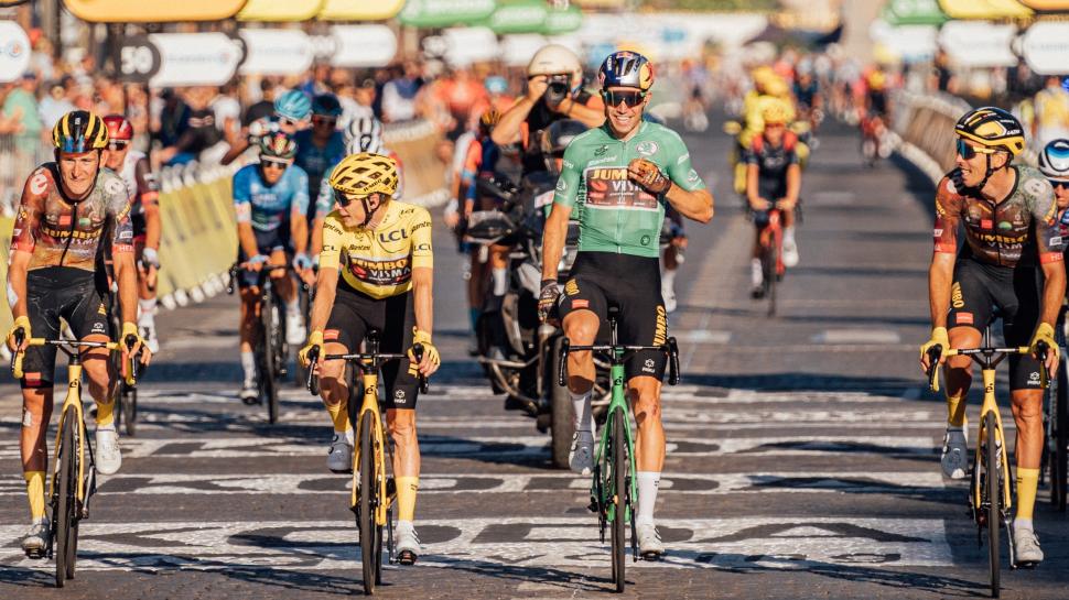 Tiesj Benoot, Jonas Vingegaard, Wout van Aert, Christophe Laporte, 2022 Tour de France