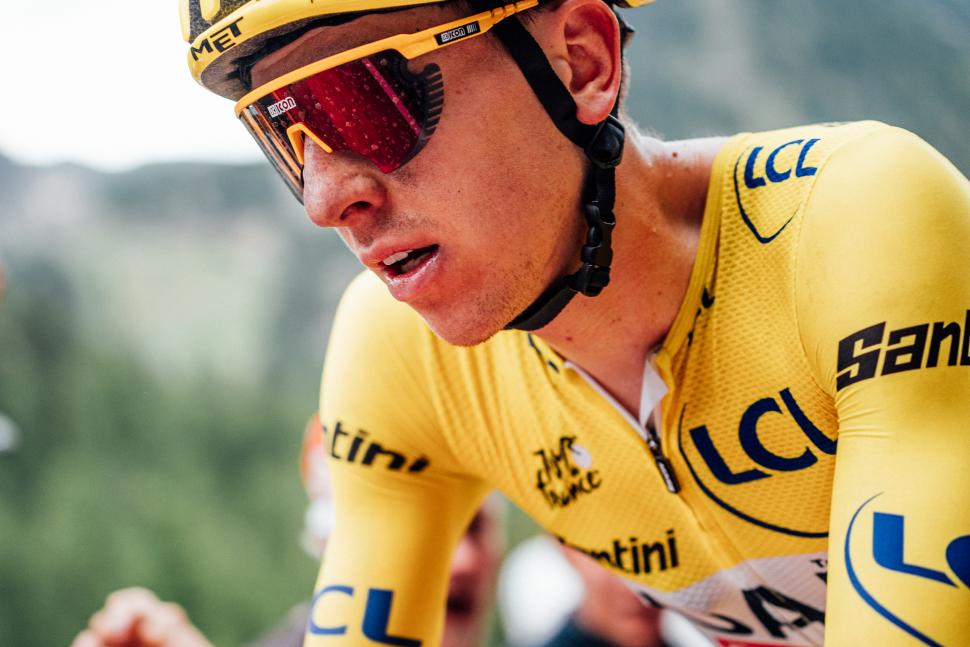 Tadej Pogačar at the Tour de France 2024 (Zac Williams/SWpix.com)
