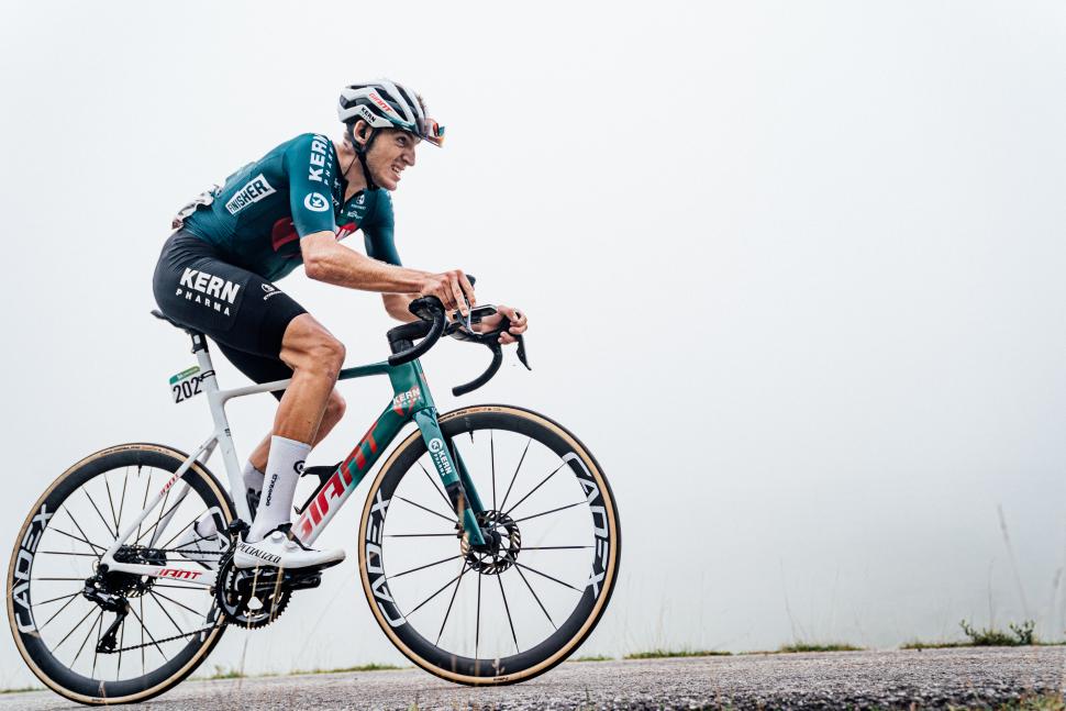 Pablo Castrillo wins stage 15, 2024 Vuelta a España (Zac Williams/SWpix.com)