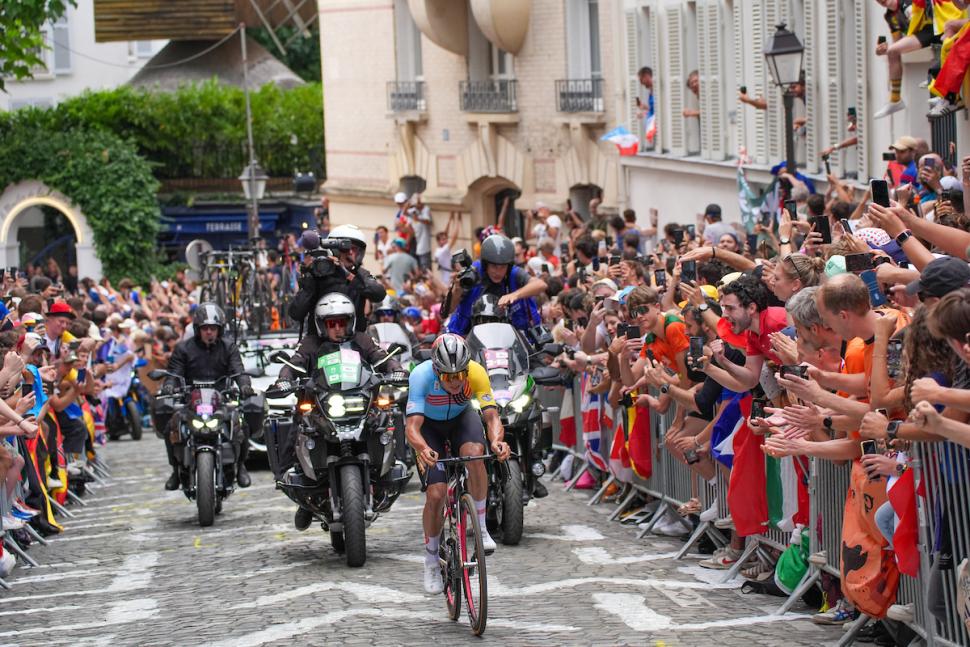 2024 Olympic Games road race Montmartre