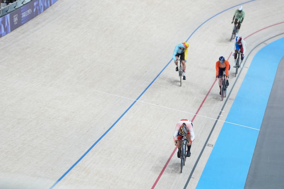 Confusion as bell lap fails to ring during keirin repechage, 2024 Paris Olympics (Zac Williams/SWpix.com)