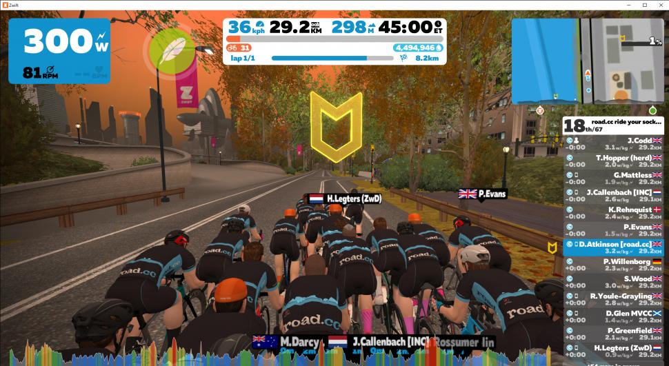 Zwift ride your socks off 2020-06-29