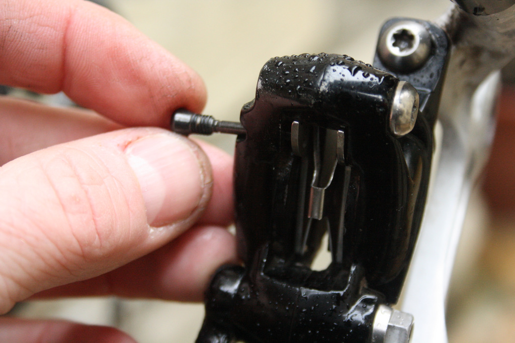 Thru bolt back in