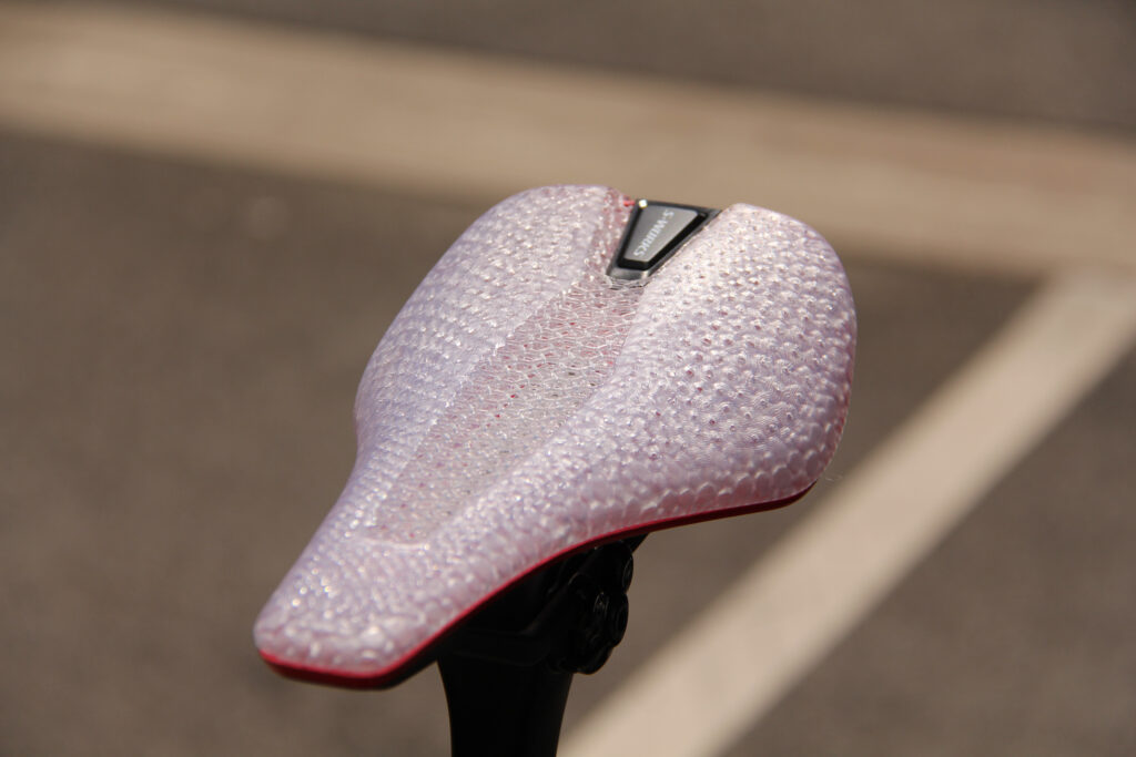 Tour de France 2025 Tech Gallery – Specialized S-Works Power EVO with Mirror speciali edition transparent red