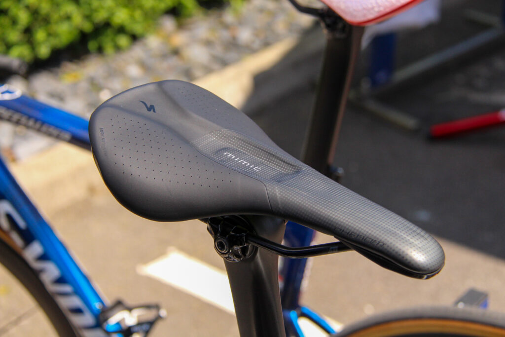 Tour de France 2025 Tech Gallery – Tim Merlier Specialized Phenom Mimic women’s saddle