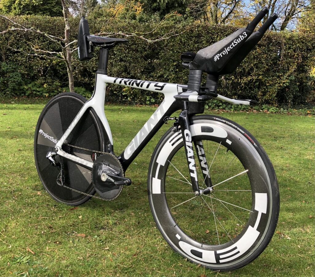 Giant Trinity used for RRA 100 mile record main - credit Jonathan Shubert