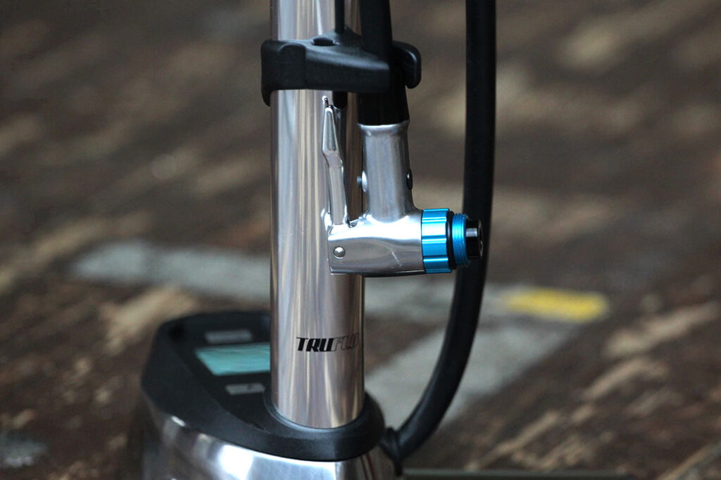 Truflo Digitrack track pump - valve head