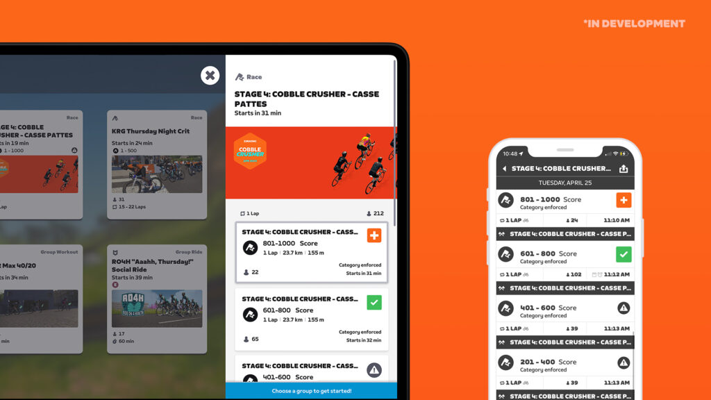 2023 Zwift racing score