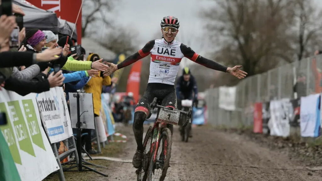 Tadej Pogačar wins cyclocross race in Slovenia