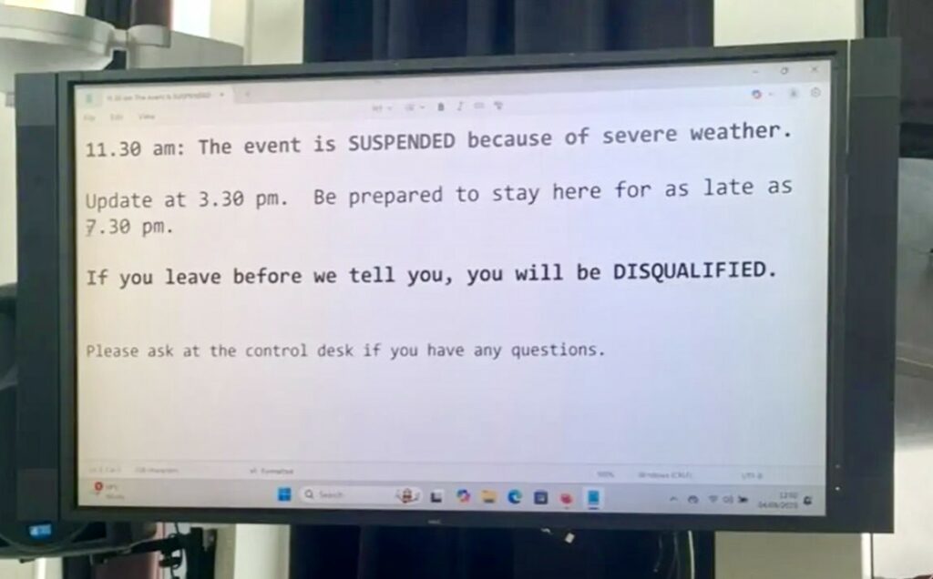 London-Edinburgh-London suspended