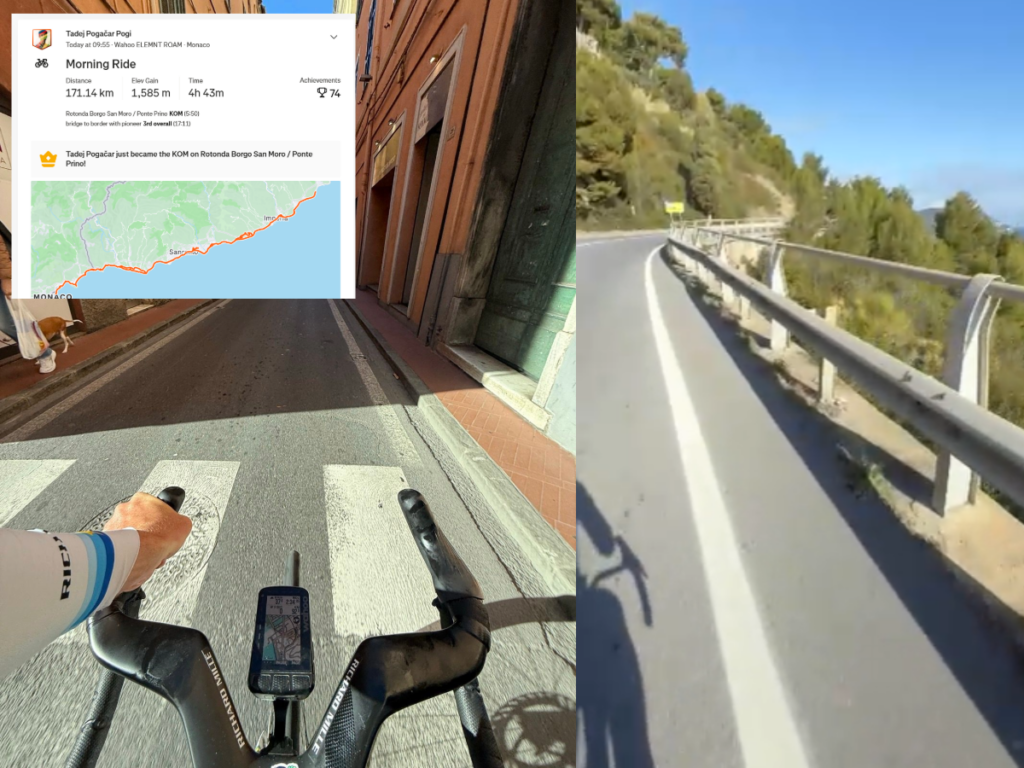 Tadej Pogačar San Remo ride