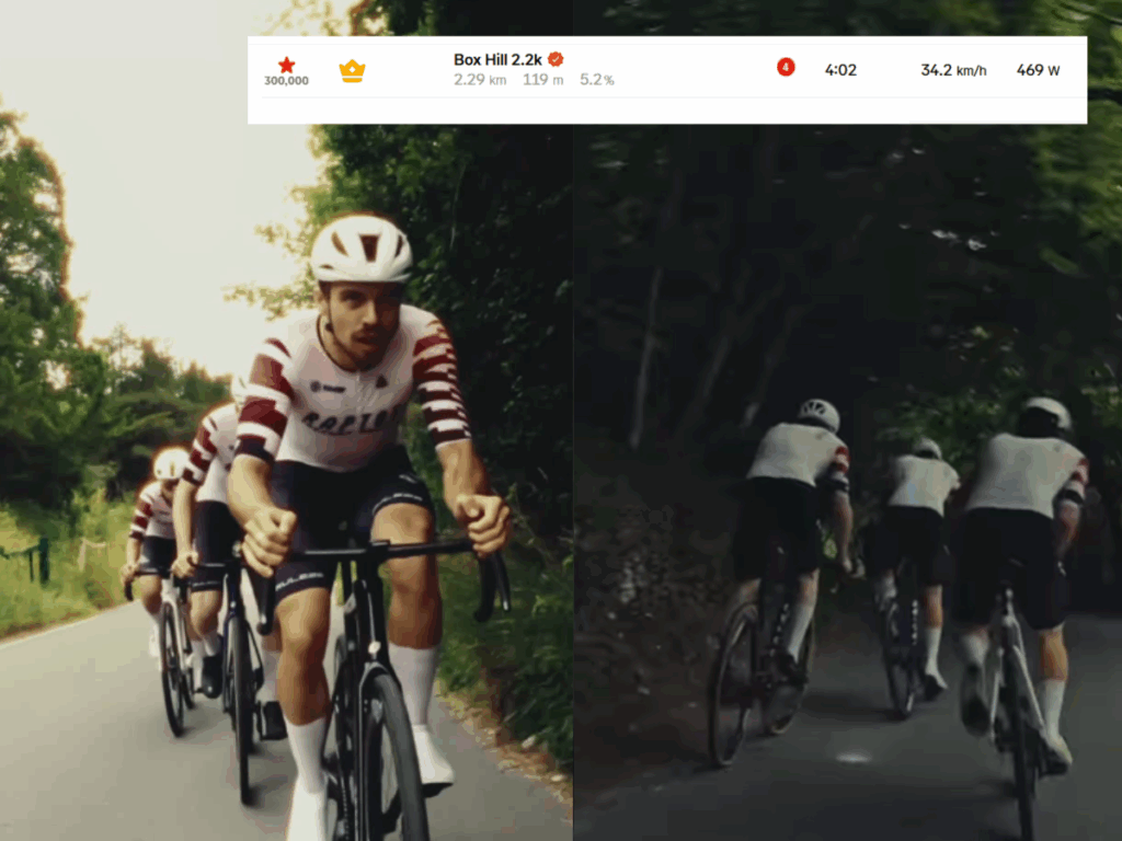 Raptor set new Box Hill Strava KOM