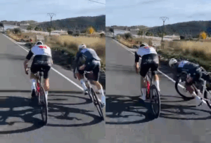 Mathieu van der Poel crash save