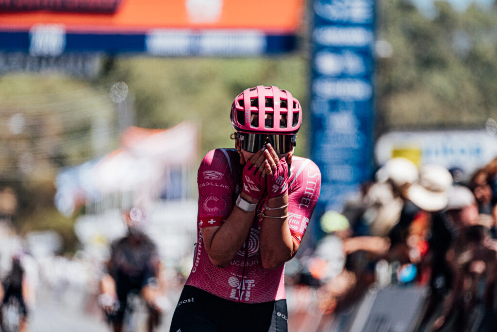 Noemi Ruegg wins stage three and the overall at the 2026 Tour Down Under