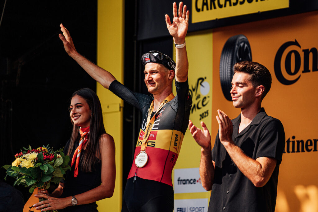 Tim Wellens wins stage 15 of 2025 Tour de France