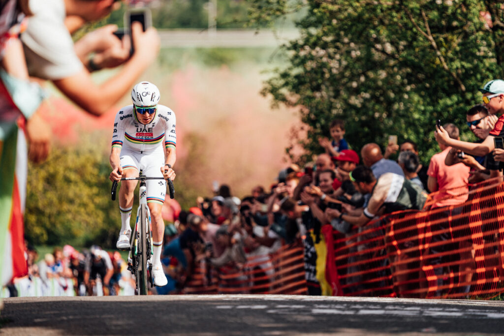Tadej Pogačar attacks on La Redoute, 2025 Liège-Bastogne-Liège