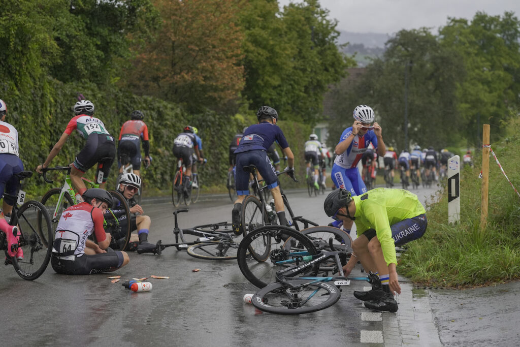 2024 World Championships crash